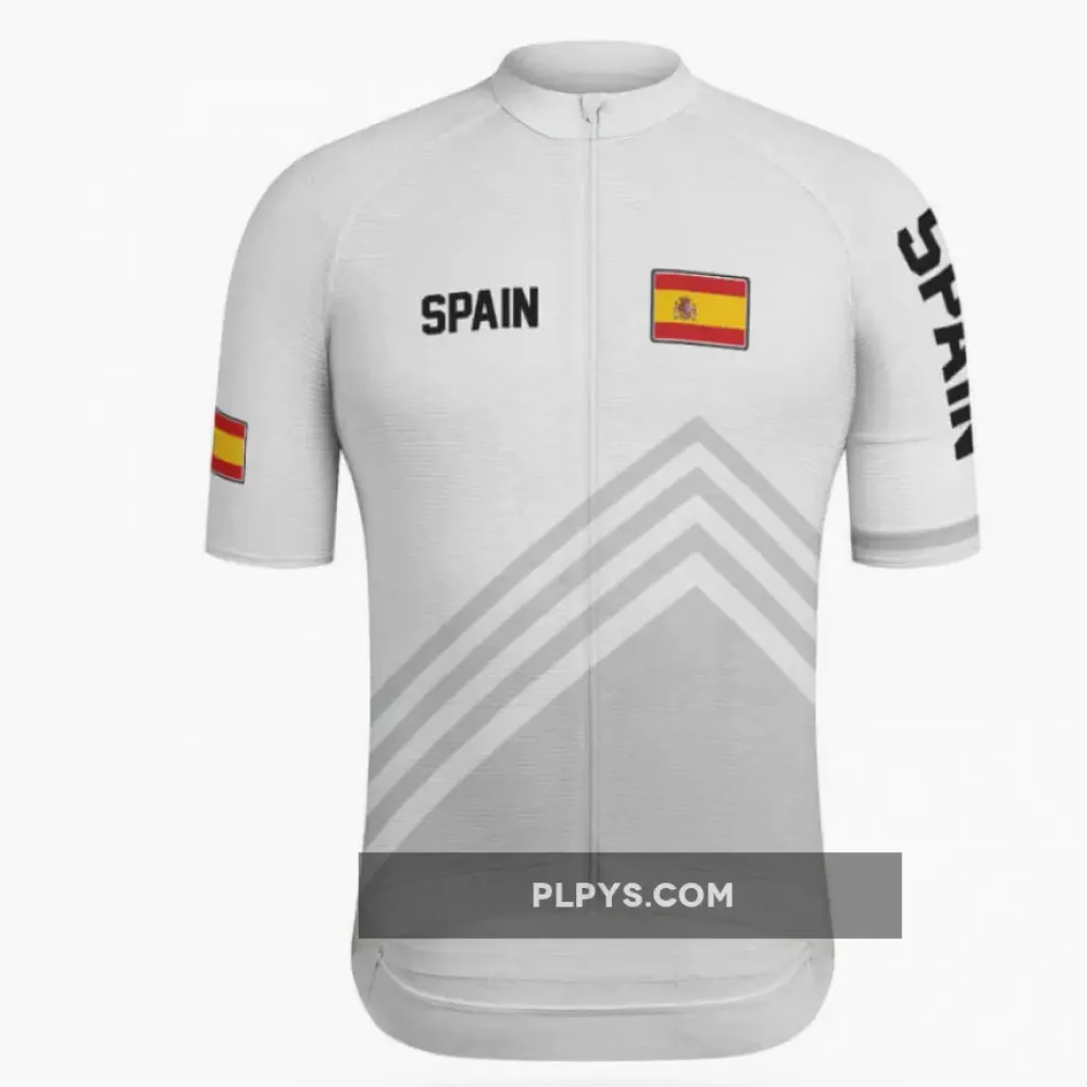 Spain Premium Cycling Jersey / White