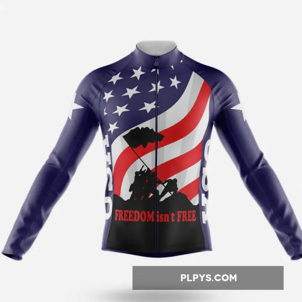Freedom Isn't Free Long Sleeve Cycling Jersey