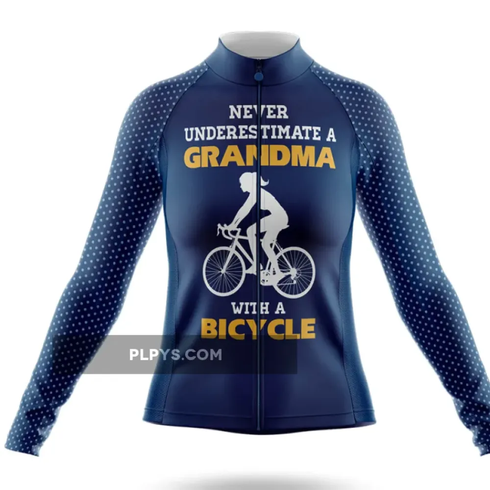 Grandma - Women's Long Sleeve Cycling Jersey Ver.2