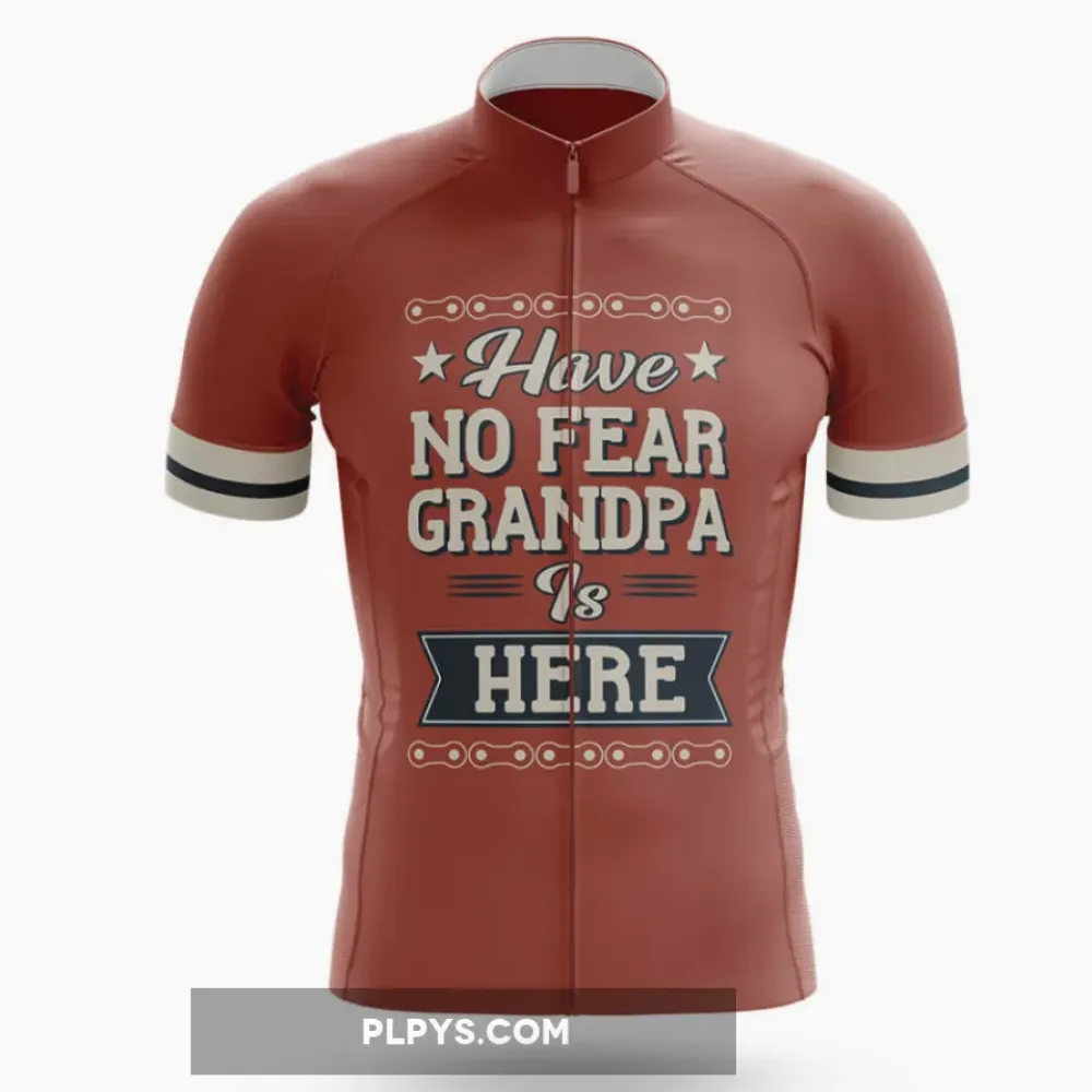 Grandpa Is Here Cycling Jersey
