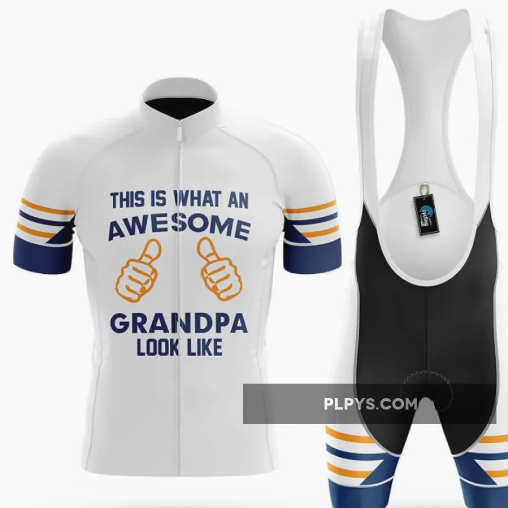 Awesome Grandpa - White Cycling Kit Full Set Ver.3