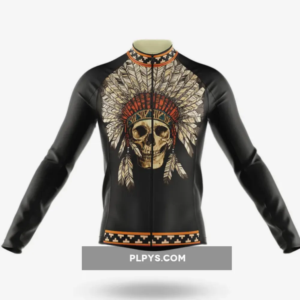 Skull V4  Long Sleeve Cycling Jersey
