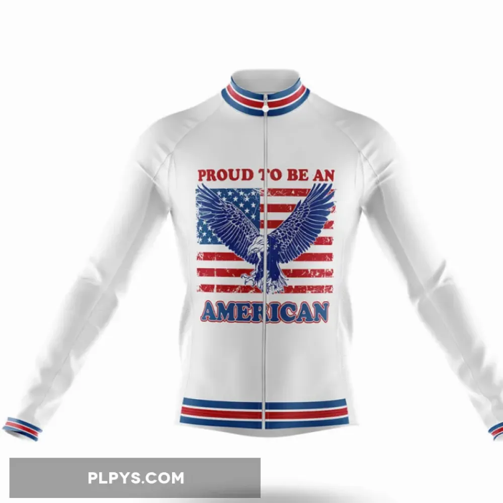 An American Long Sleeve Cycling Jersey