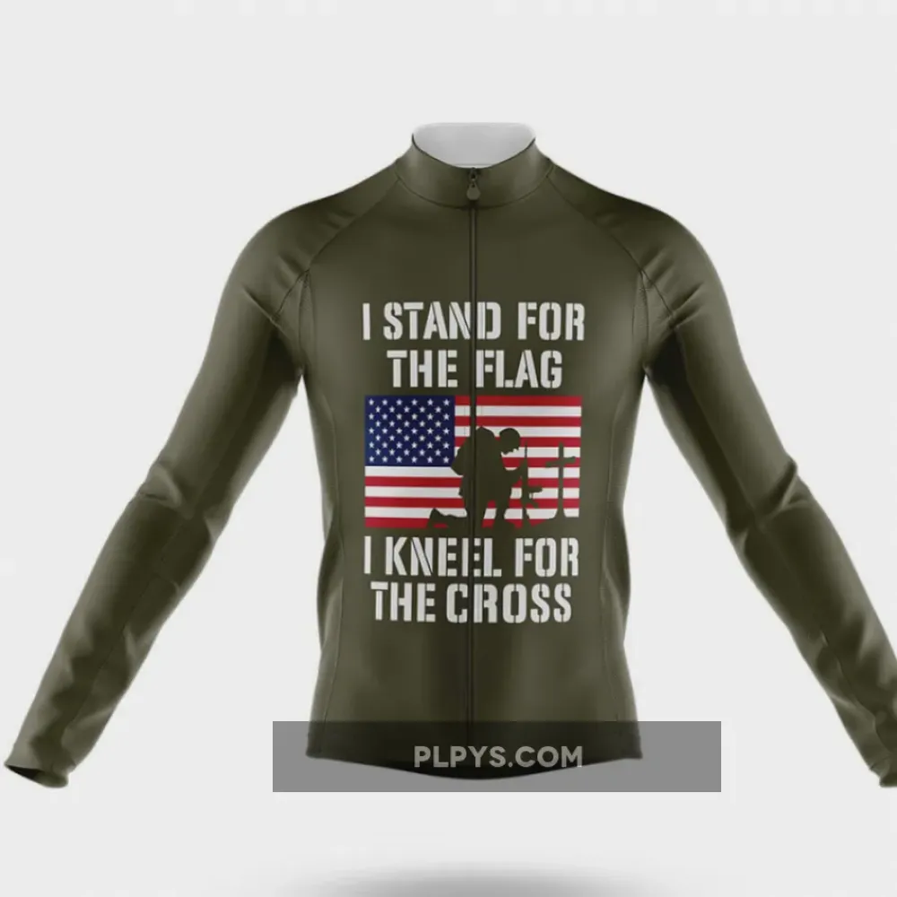 Stand For The Flag Long Sleeve Cycling Jersey