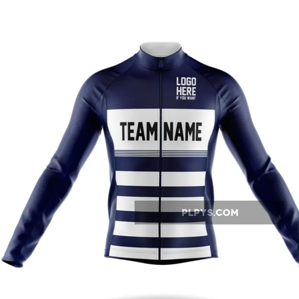 Custom Team Name S13 Long Sleeve Cycling Jersey