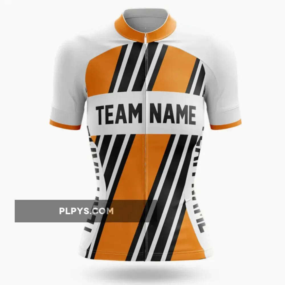 Custom Team Name M5 Yellow - Women's Cycling Jersey