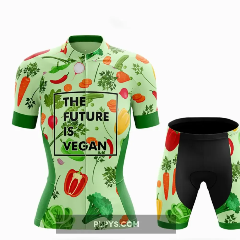The Future Is Vegan - Women's Cycling Kit Full Set