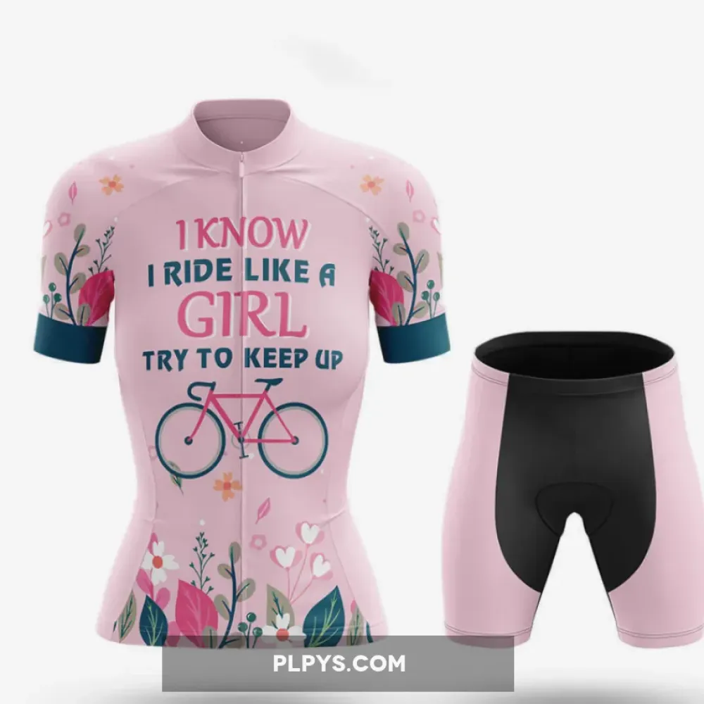 Like A Girl V4 - Women - Cycling Kit Full Set