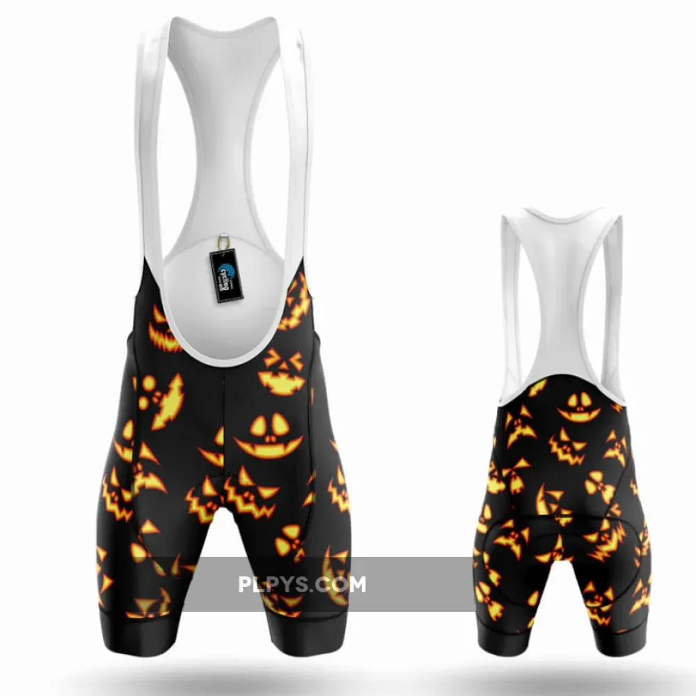 Jack O Lantern Faces Cycling Kit - Cycling Bibs