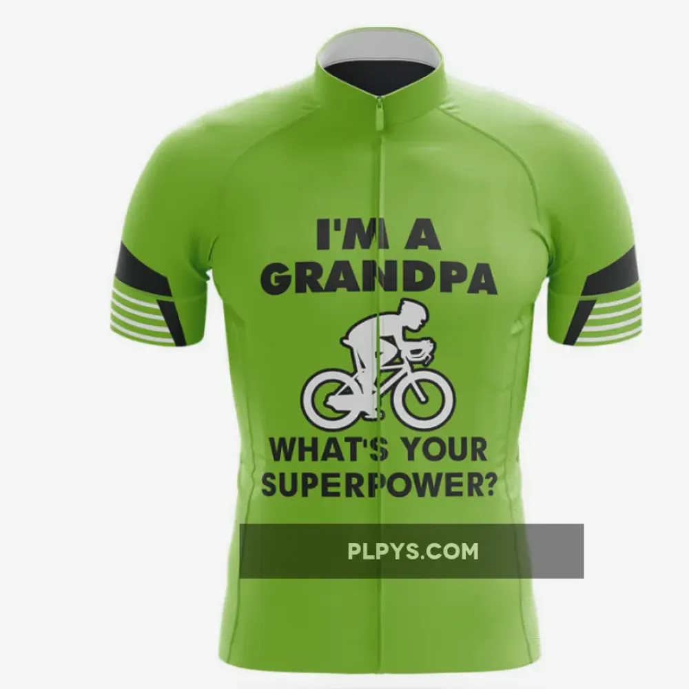 Superpower - Green Cycling Jersey