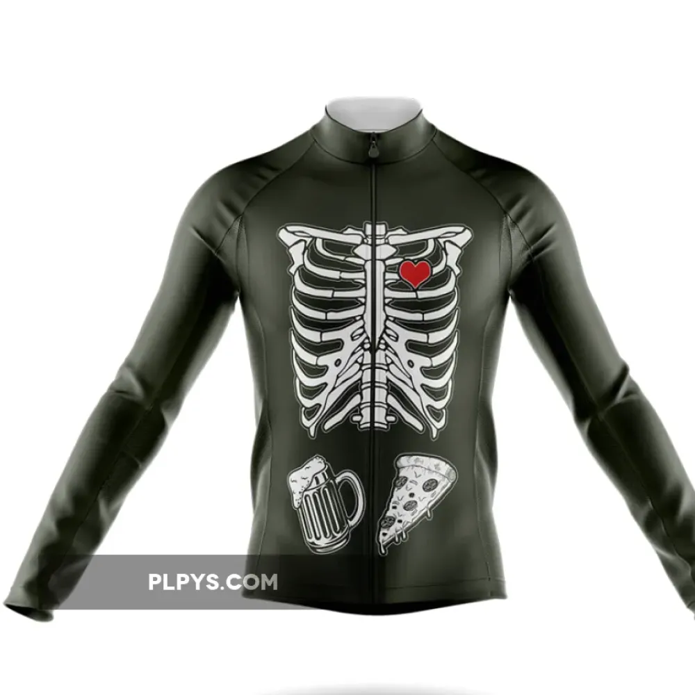 Pizza And Beer Long Sleeve Cycling Jersey