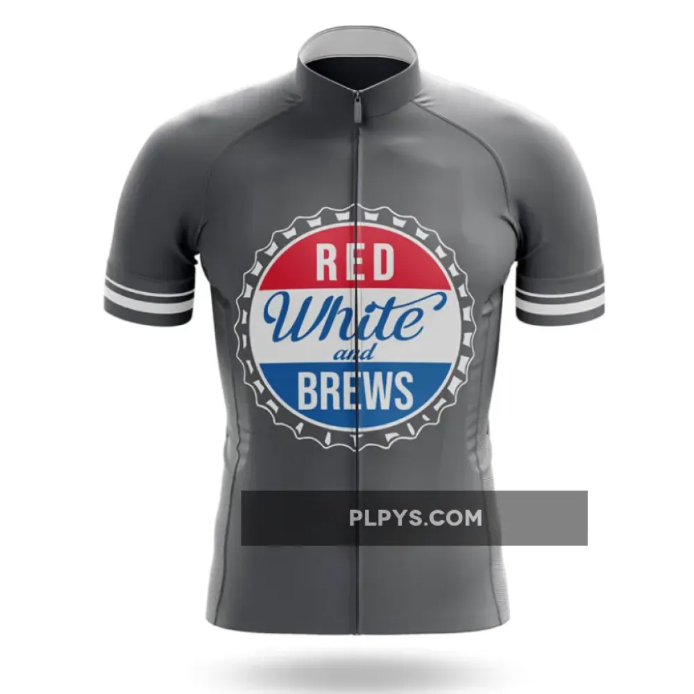 Red White and Brew Cycling Jersey