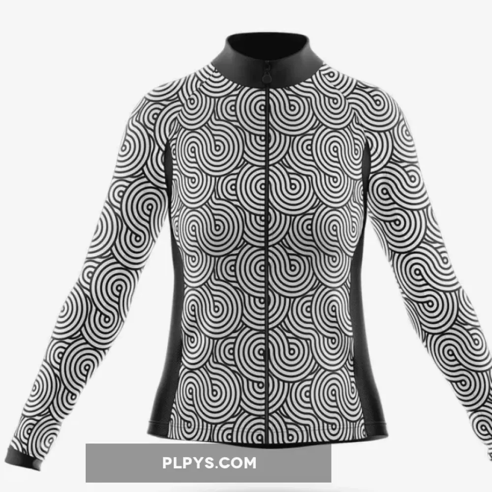 Waves - Women's Long Sleeve Cycling Jersey