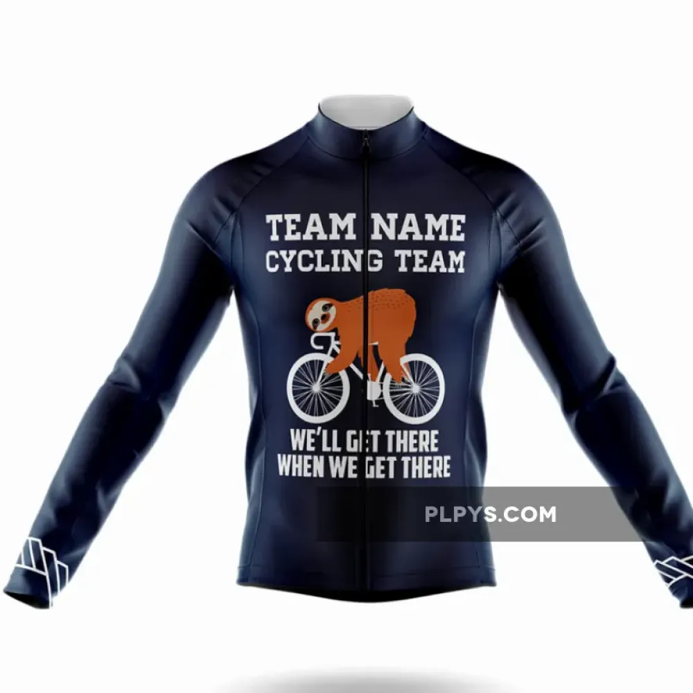 Custom Team Name G1 Long Sleeve Cycling Jersey