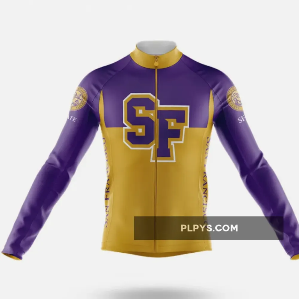 San Francisco State University Long Sleeve Cycling Jersey Ver.2