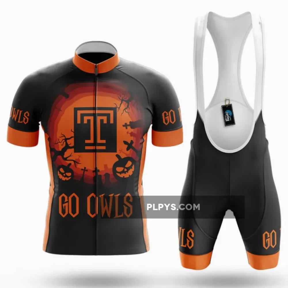 Halloween Temple University Cycling Kit Full Set