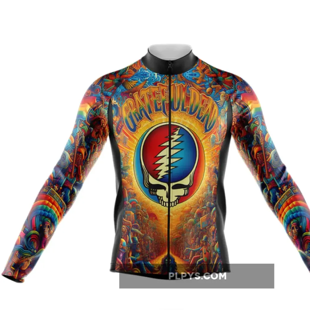 Grateful Dead Long Sleeve Cycling Jersey Only