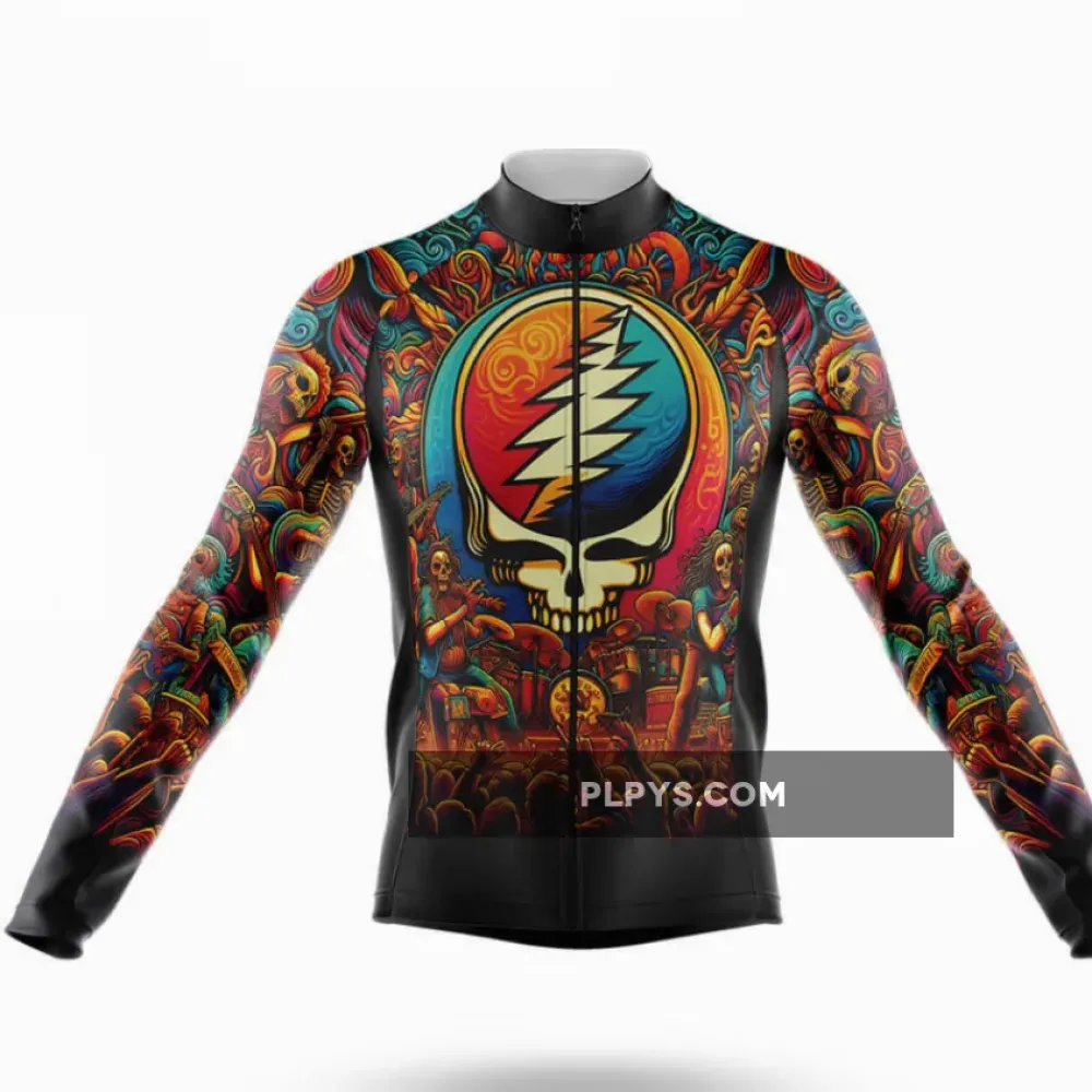 Grateful Dead Cycling Jersey- Long Sleeve Jersey / Ver.2