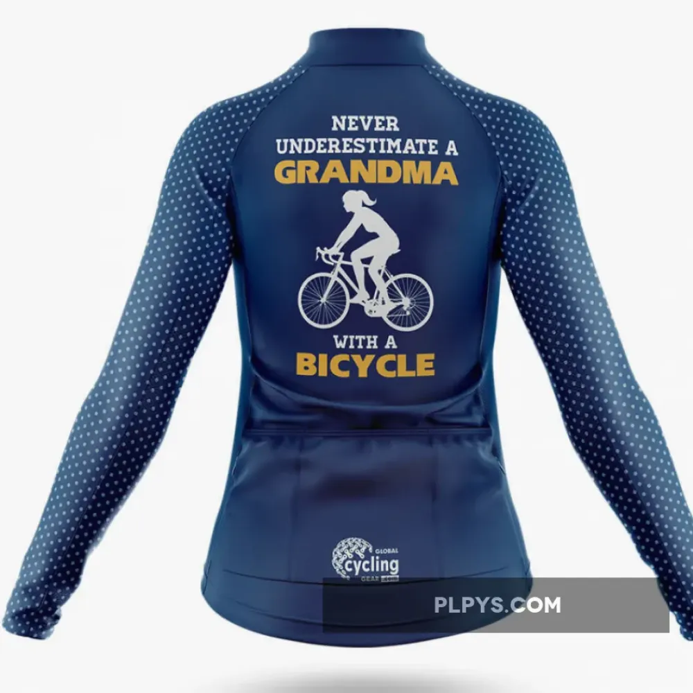 Grandma - Women's Long Sleeve Cycling Jersey Ver.2