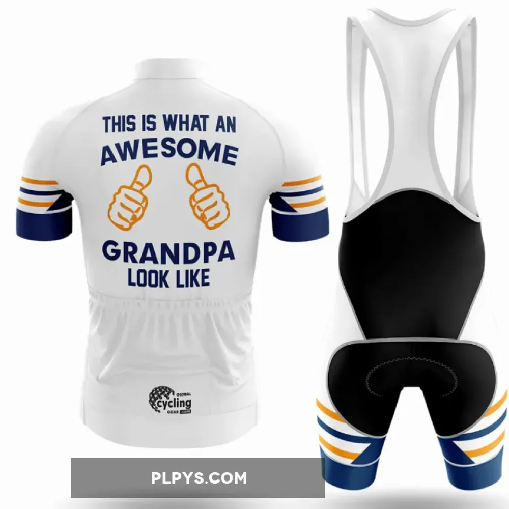 Awesome Grandpa - White Cycling Kit Full Set Ver.3