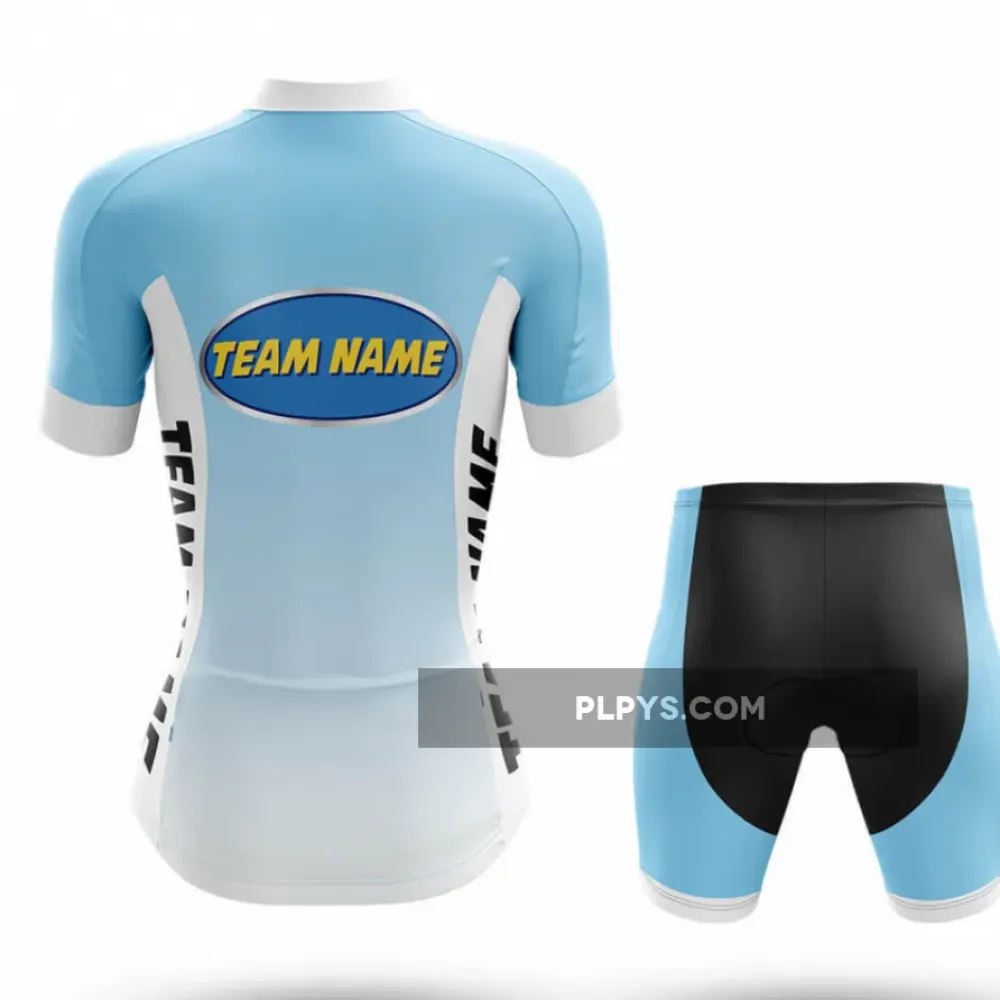 Custom Team Name M28 - Women's Long Sleeve Cycling Jersey