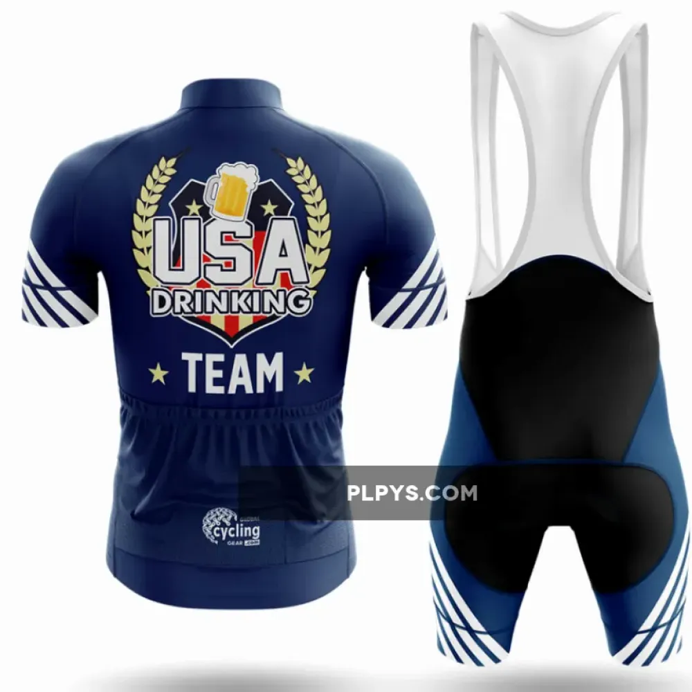 USA Drinking Team - Navy Cycling Bibs