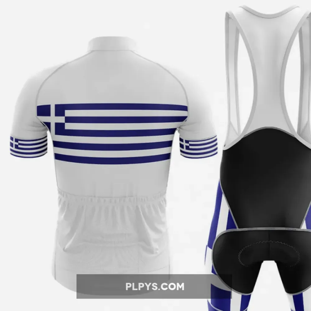 Greece V4 Cycling Kit - Jersey   Bibs