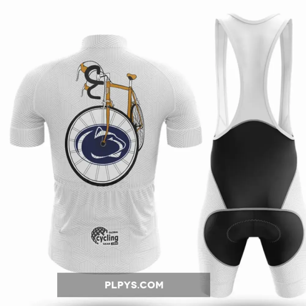 Classic Pennsylvania State Uni Long Sleeve Cycling Jersey