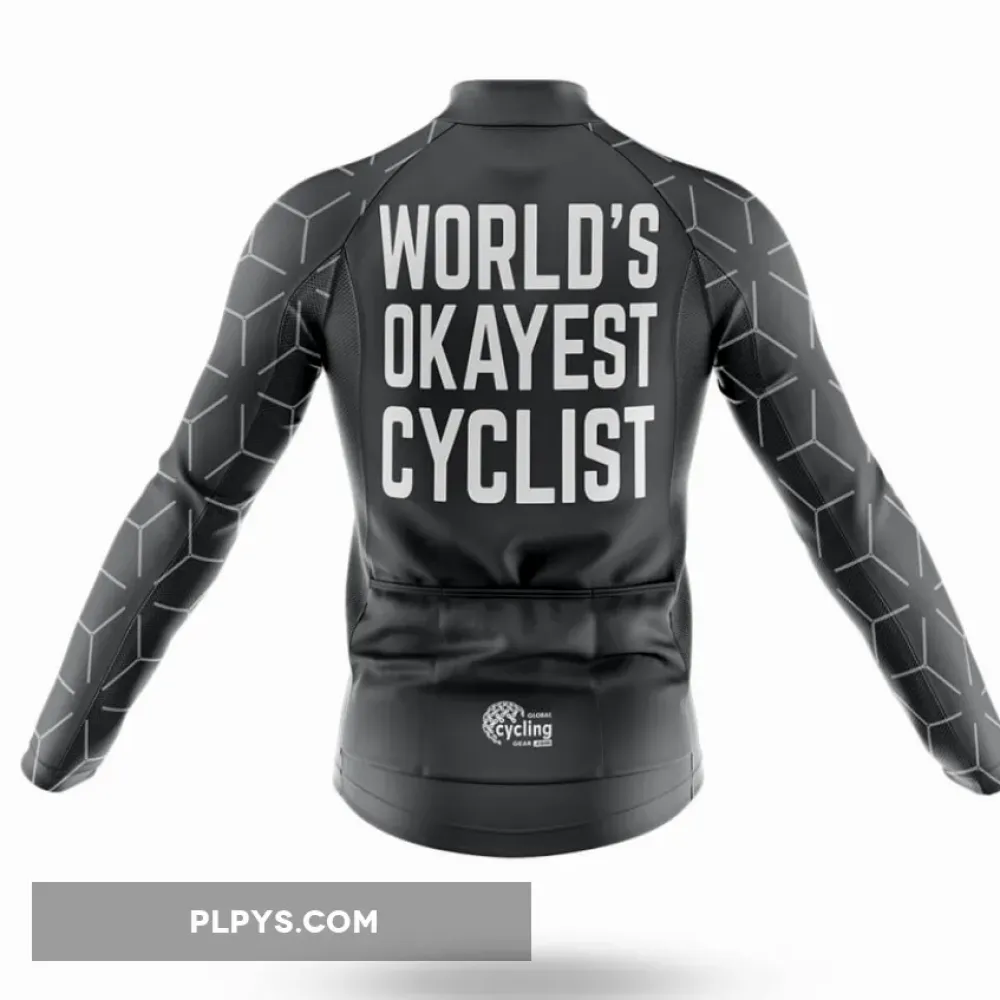 World's Okayest Cyclist  Cycling Jersey