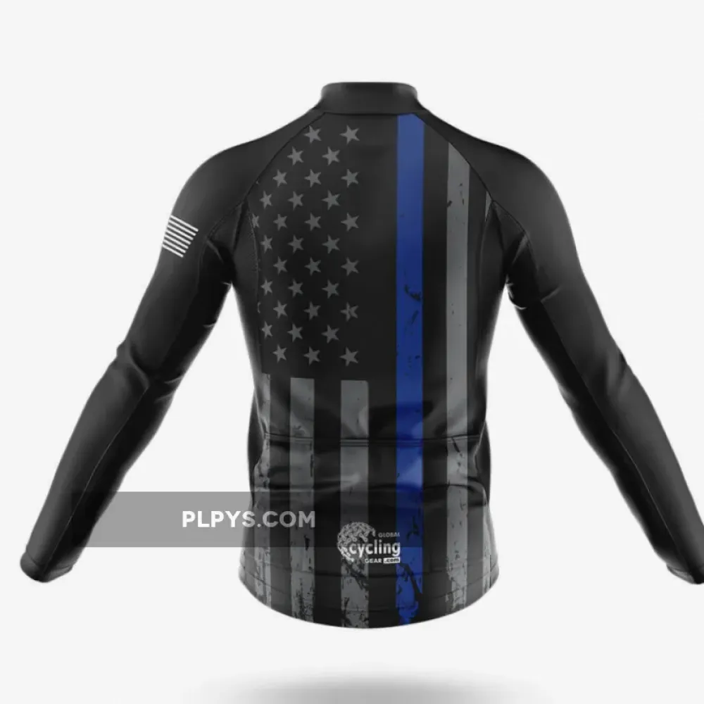 Thin Blue Line V4 Long Sleeve Cycling Jersey