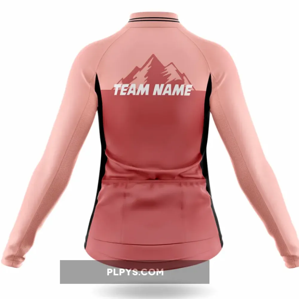 Custom Team Name Pink - Women's Cycling - Shorts Ver.3