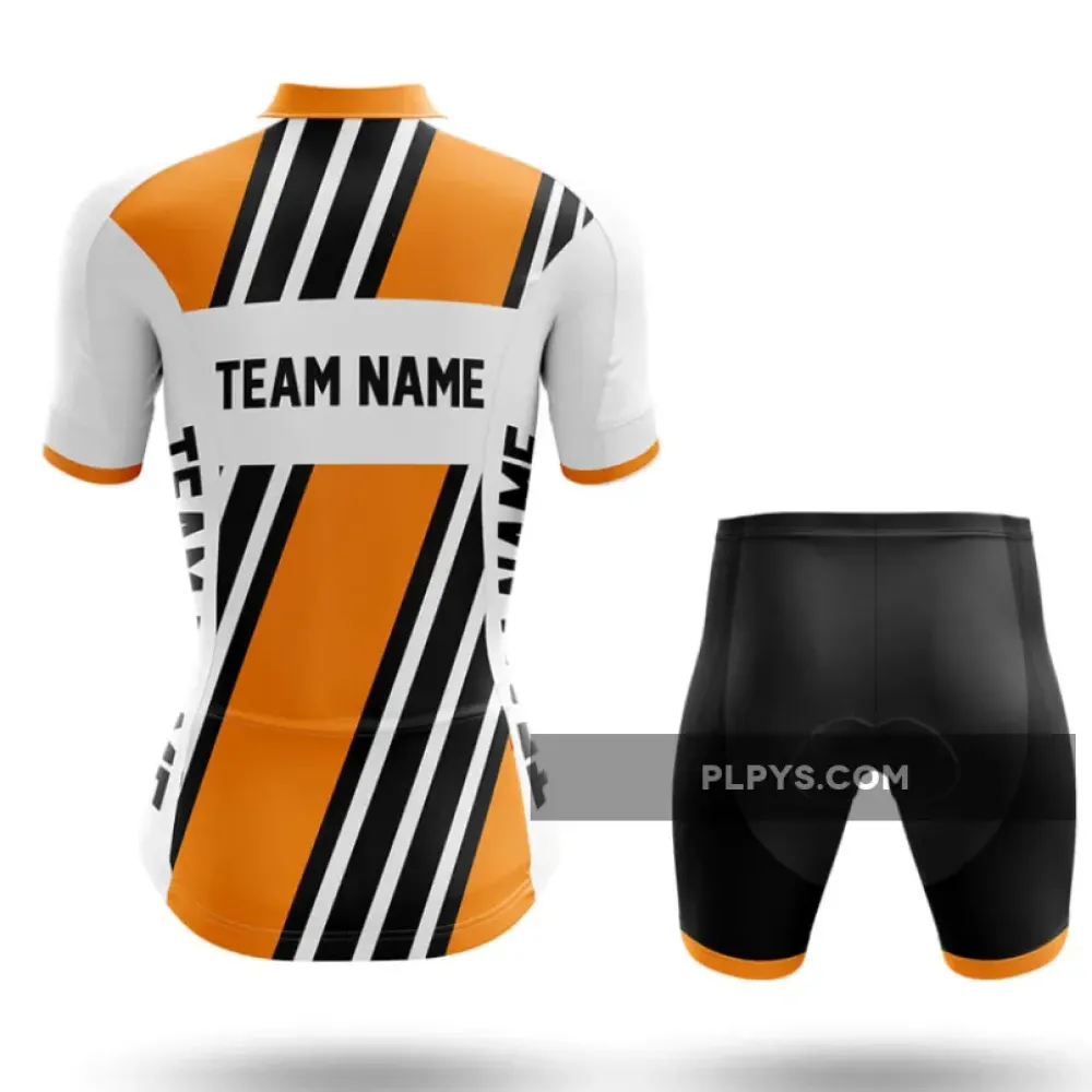 Custom Team Name M5 Yellow - Women's Cycling Jersey
