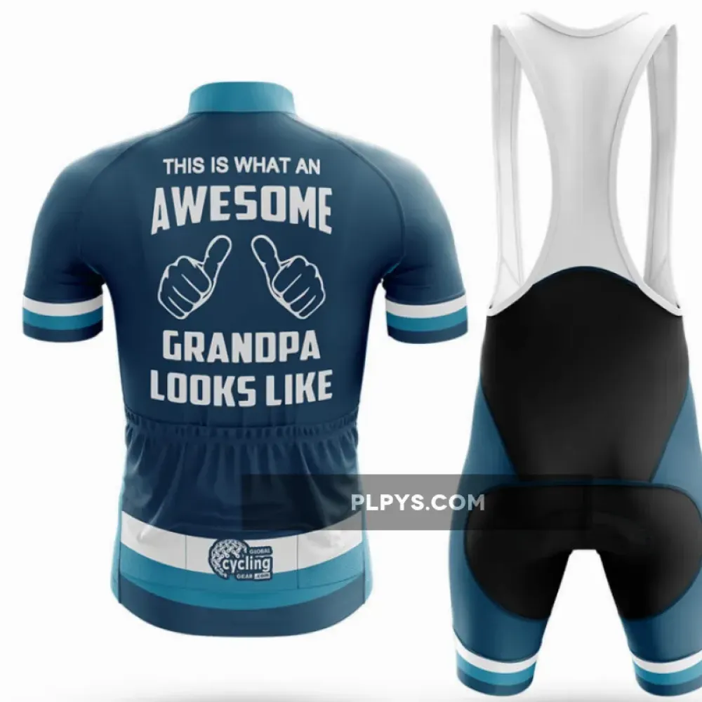 Awesome Grandpa V8 Cycling Kit Full Set