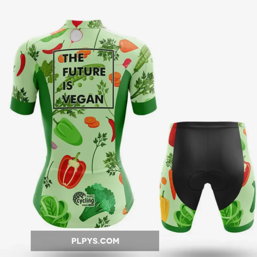 The Future Is Vegan - Women's Cycling Kit Full Set