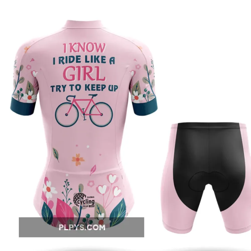 Like A Girl V4 - Women - Cycling Kit Full Set
