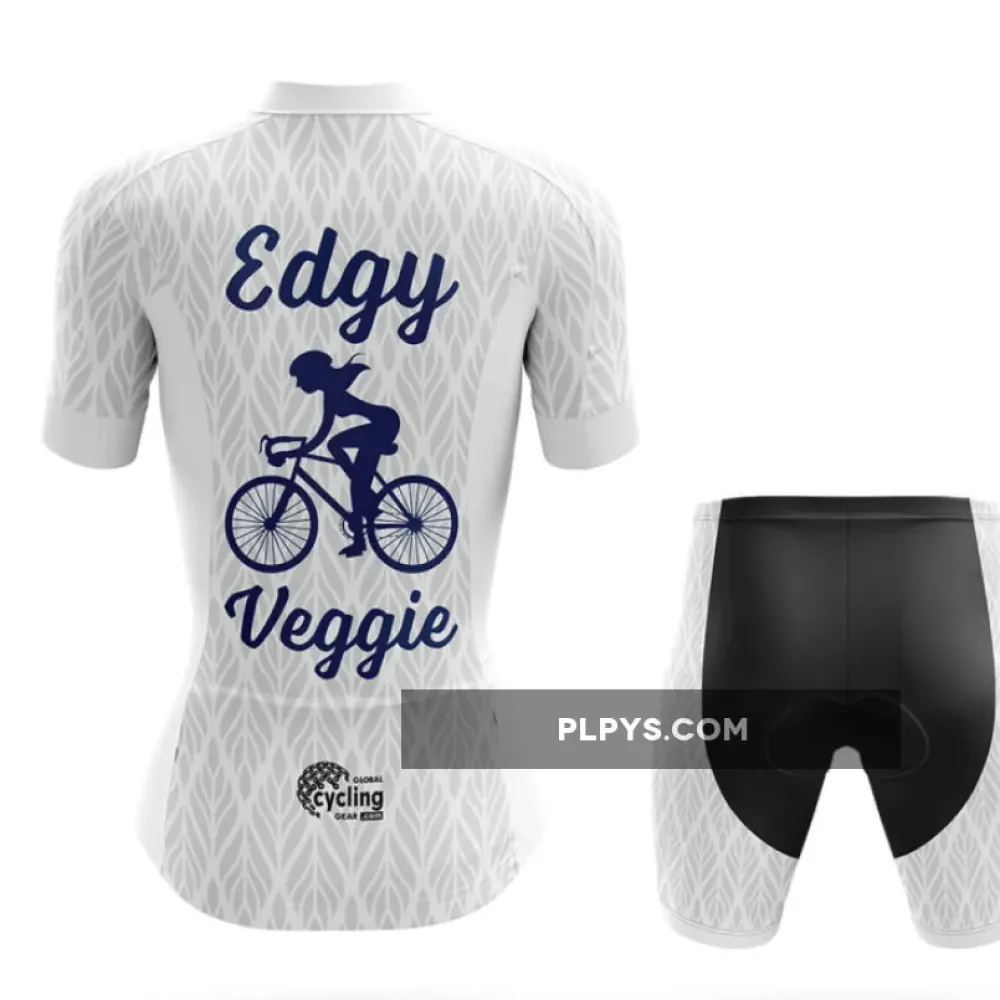 Edgy Veggie - Women - Long Sleeve Cycling Jersey
