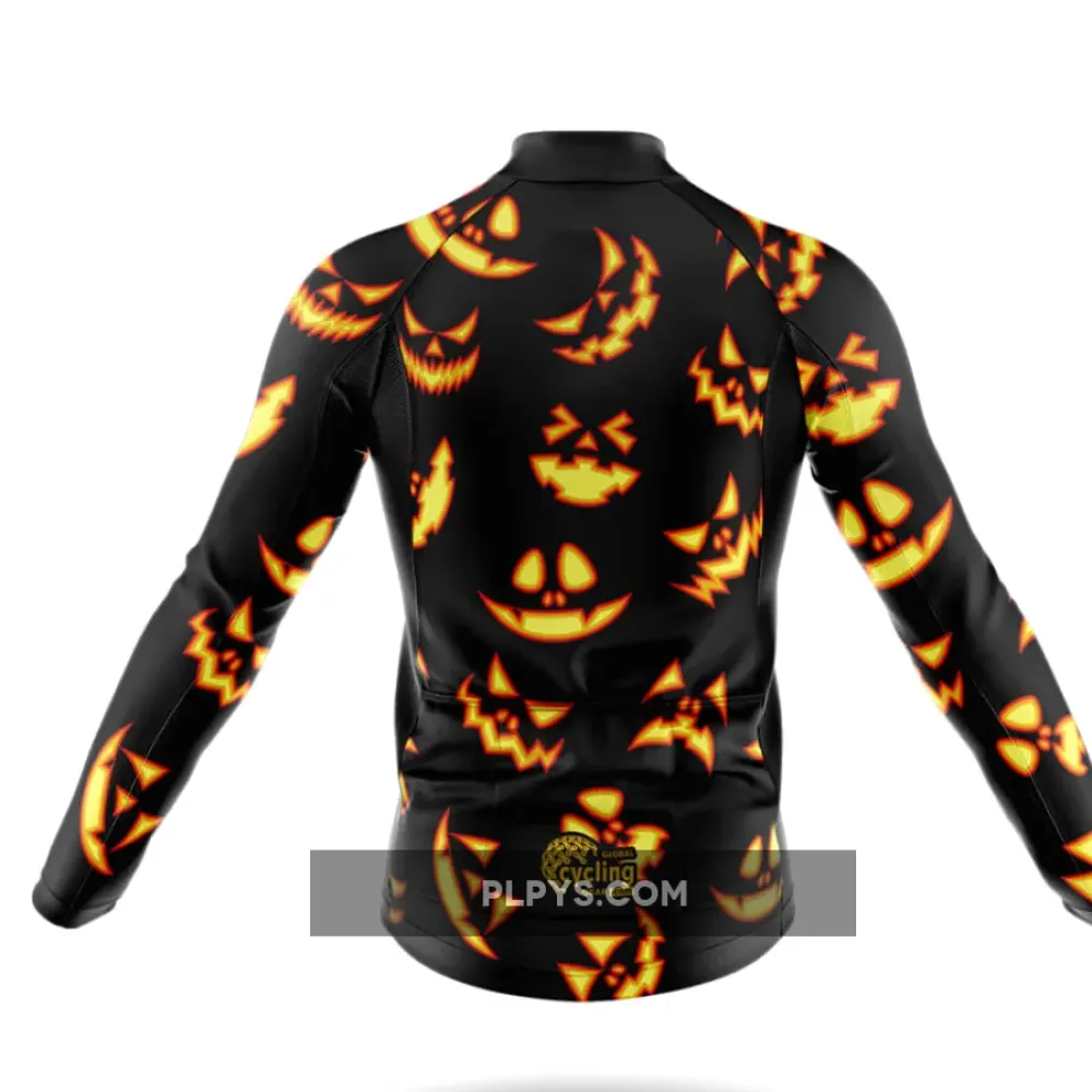 Jack O Lantern Faces Cycling Kit - Cycling Bibs