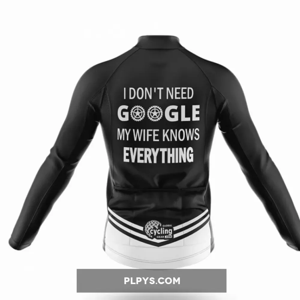 My Wife Knows Everything Long Sleeve Cycling Jersey