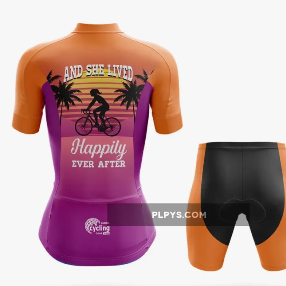 Happily - Women's Long Sleeve Cycling Jersey Ver.2