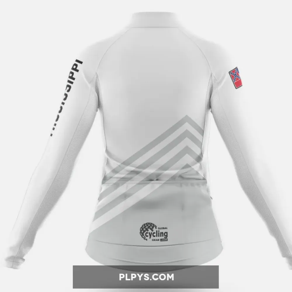 Mississippi S4 White - Women - Long Sleeve Cycling Jersey