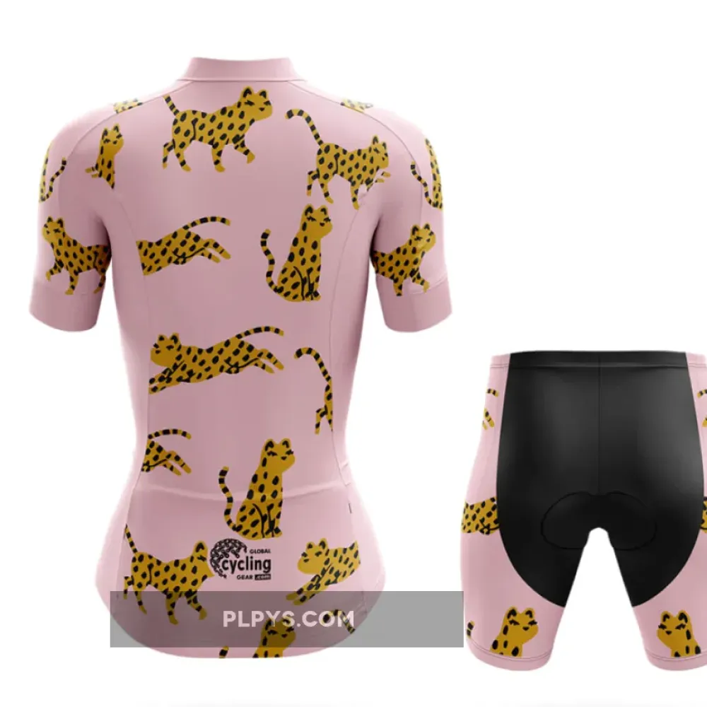 Pink Leopard - Women's Cycling - Shorts
