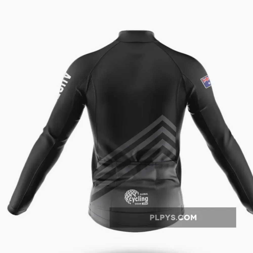 Australia S5 Black Cycling Jersey