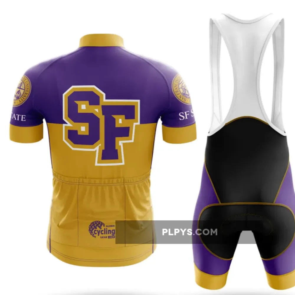 San Francisco State University Long Sleeve Cycling Jersey Ver.2