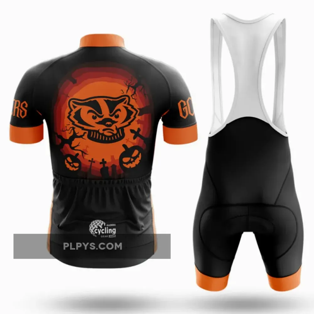 Halloween Badgers Cycling Bibs