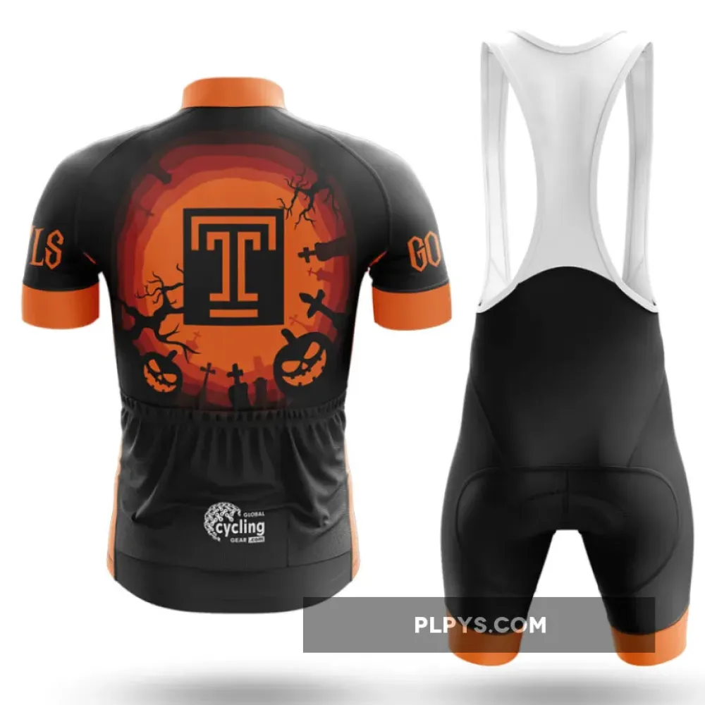 Halloween Temple University Long Sleeve Cycling Jersey