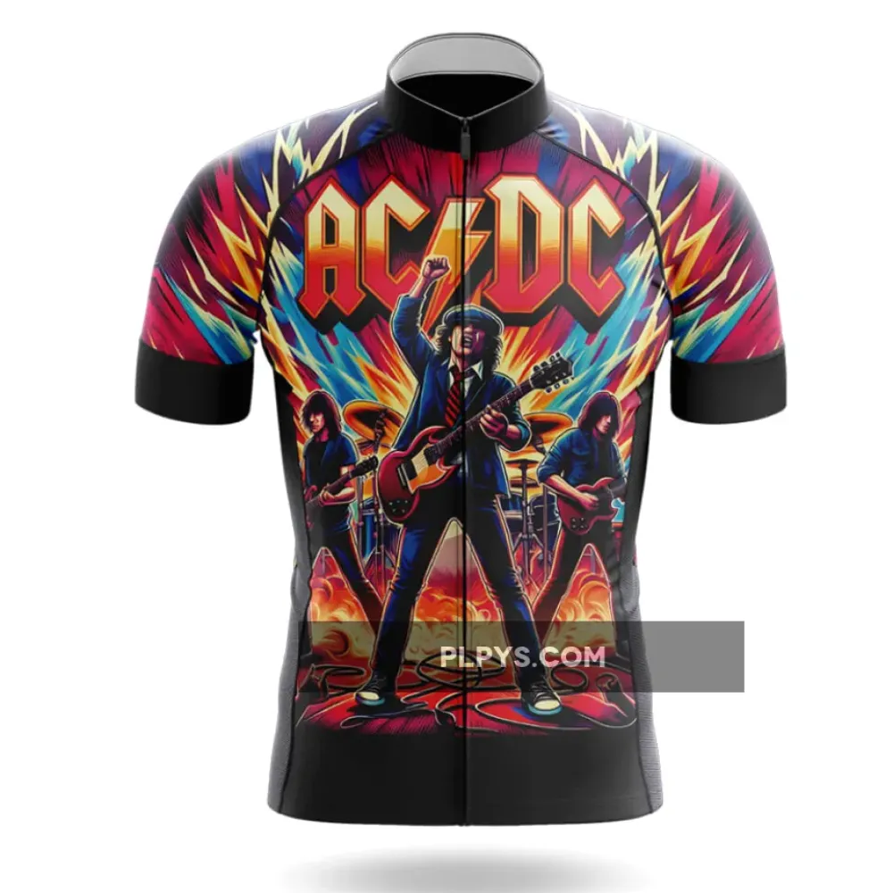 AC DC Long Sleeve Cycling Jersey Only
