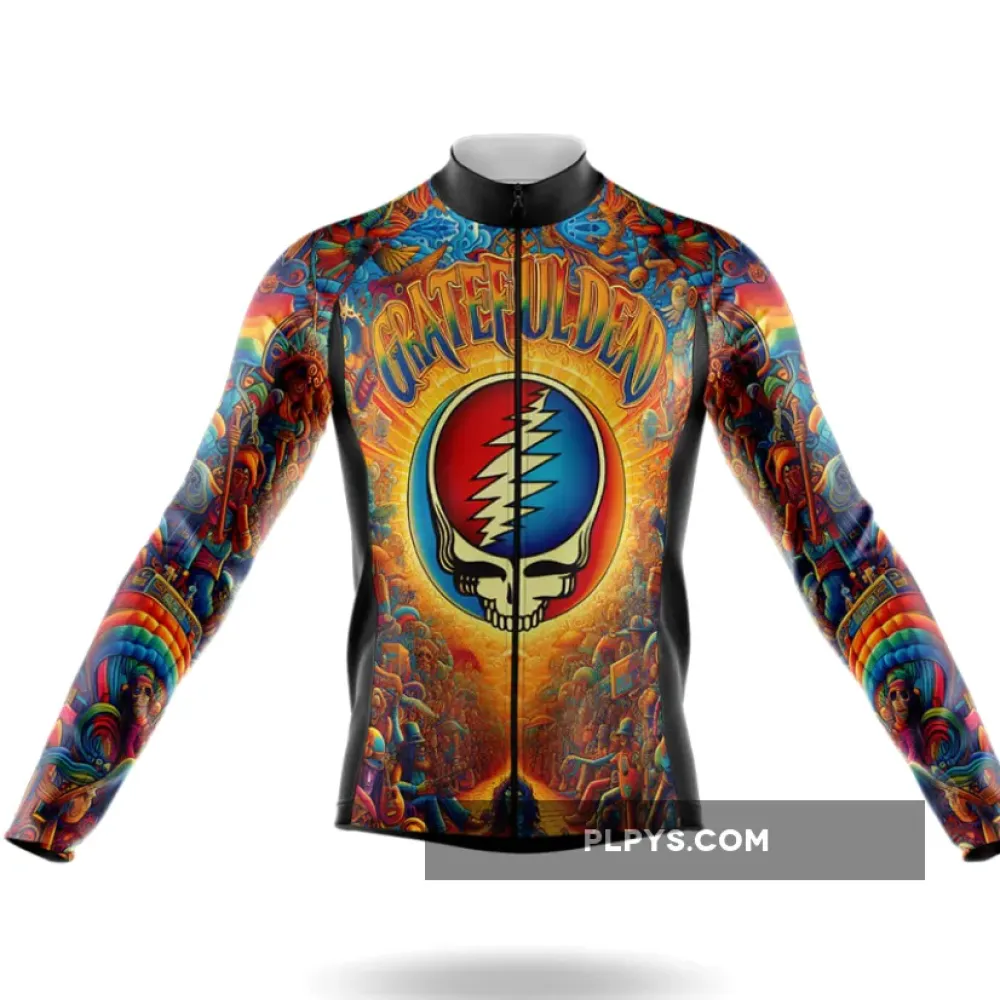 Grateful Dead Long Sleeve Cycling Jersey Only