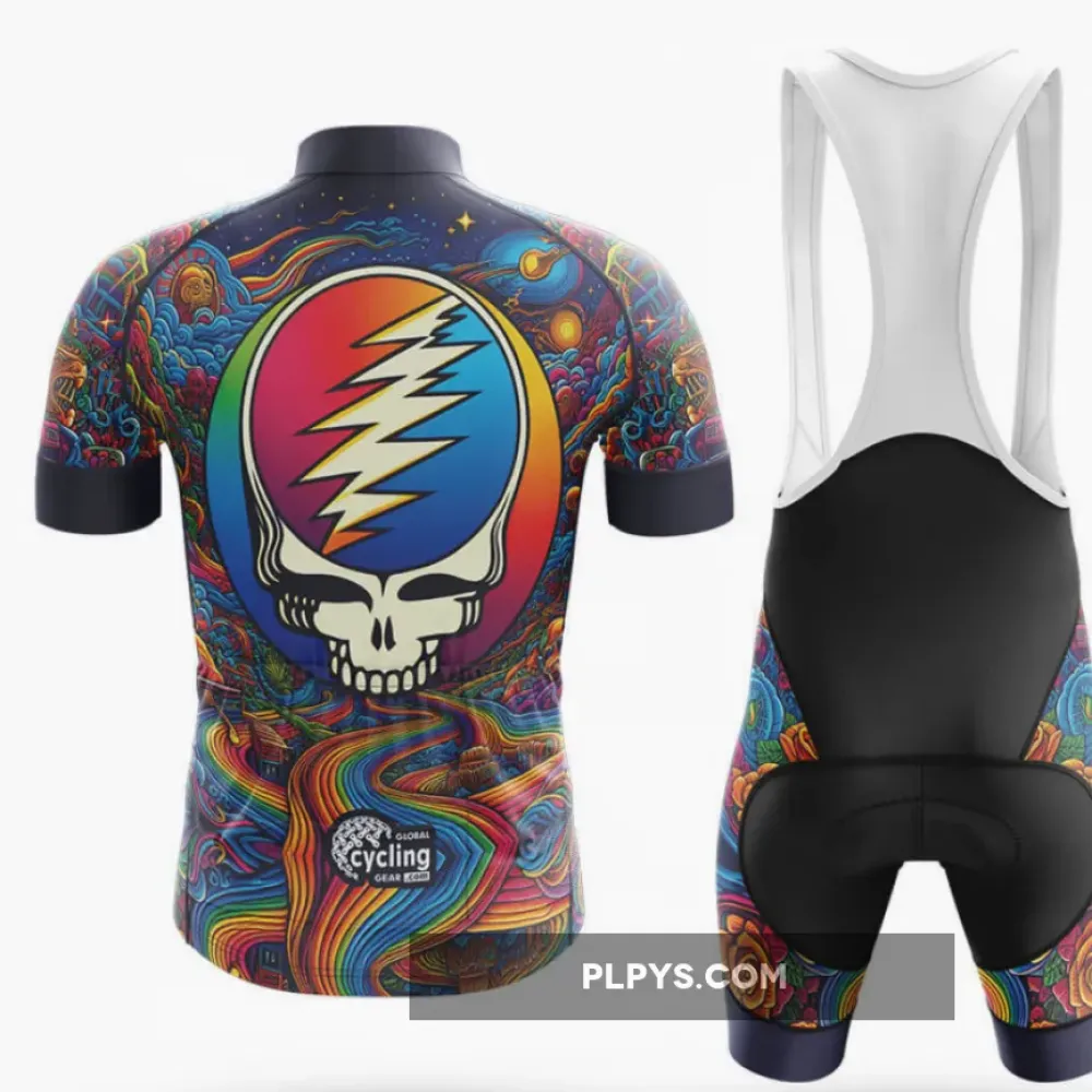 Grateful Dead Cycling Jersey- Bibs Only / Ver.3