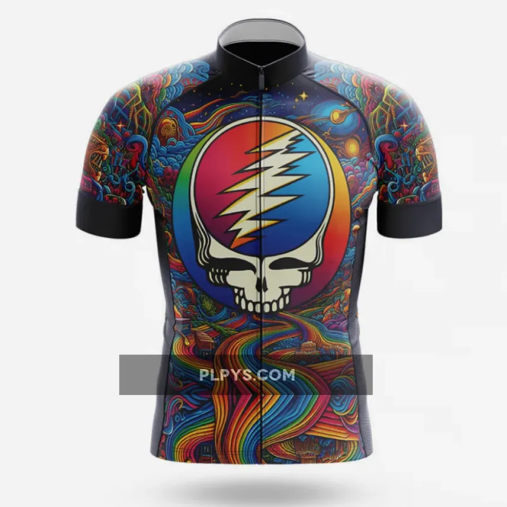 Grateful Dead Cycling Jersey- Bibs Only / Ver.3