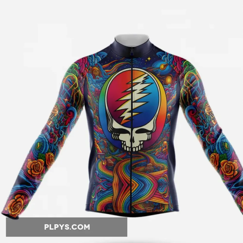 Grateful Dead Cycling Jersey- Long Sleeve Jersey / Ver.3